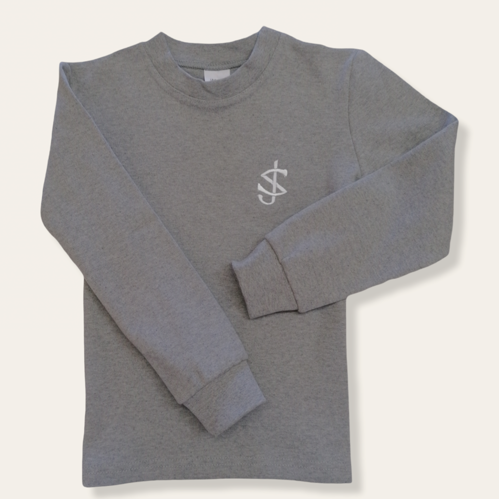 Grey Long-Sleeve T-Shirt