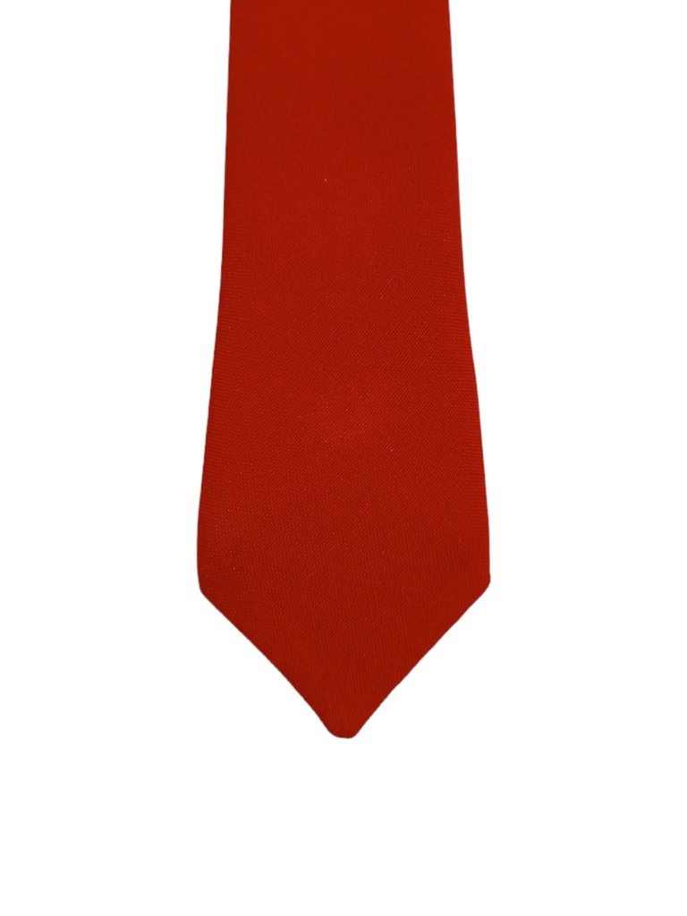 Red Tie With Elastic Band