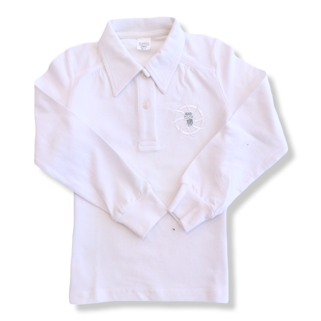 Girls' Long-Sleeve Polo Shirt