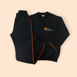 Σετ φόρμας με φούτερ λαιμόκοψη